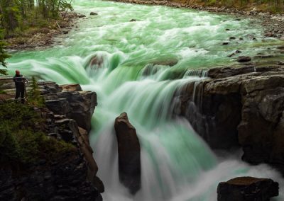 travel is sweet sunwapta falls