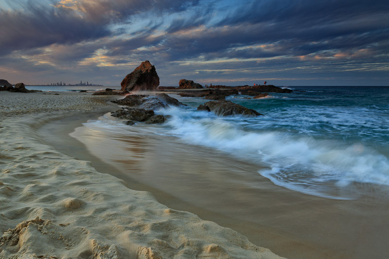 currumbin rock and beach travel is sweet