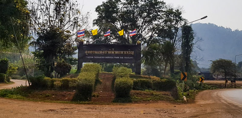 pha charoen waterfall entrance travel is sweet