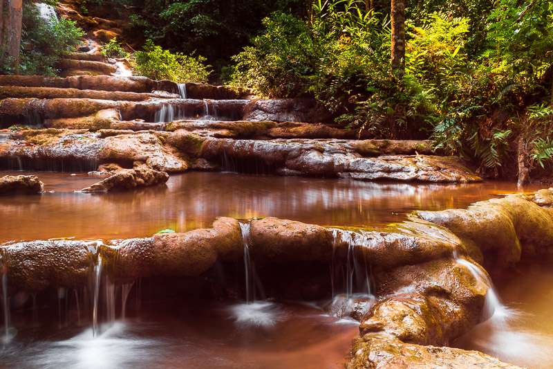 pha charoen waterfall peaceful travel is sweet