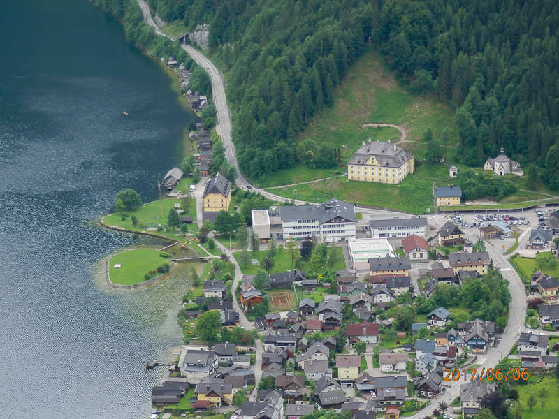 hallstatt aerial veiw travel is sweet