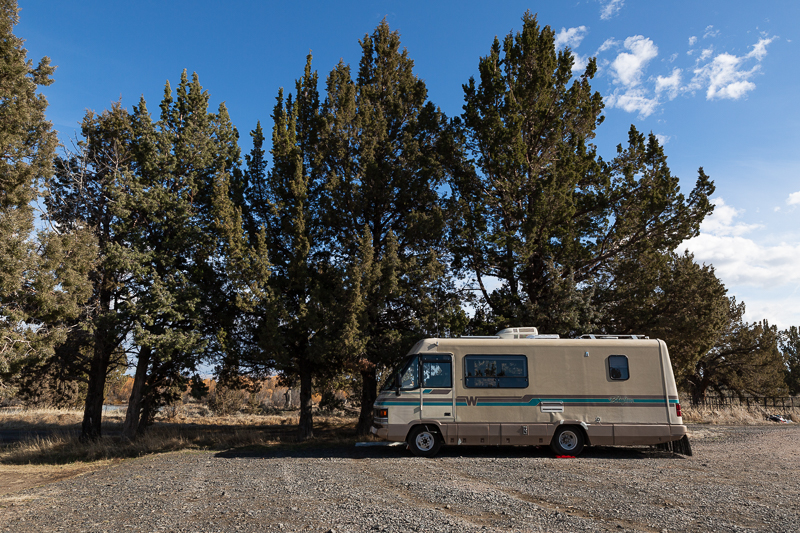 boondocking reynolds pond oregon parking spot 1