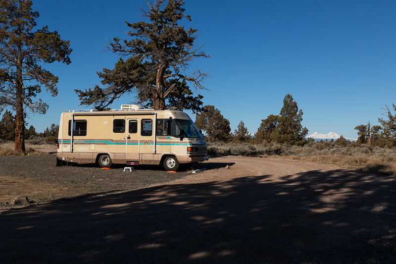 boondocking reynolds pond oregon parking spot 2