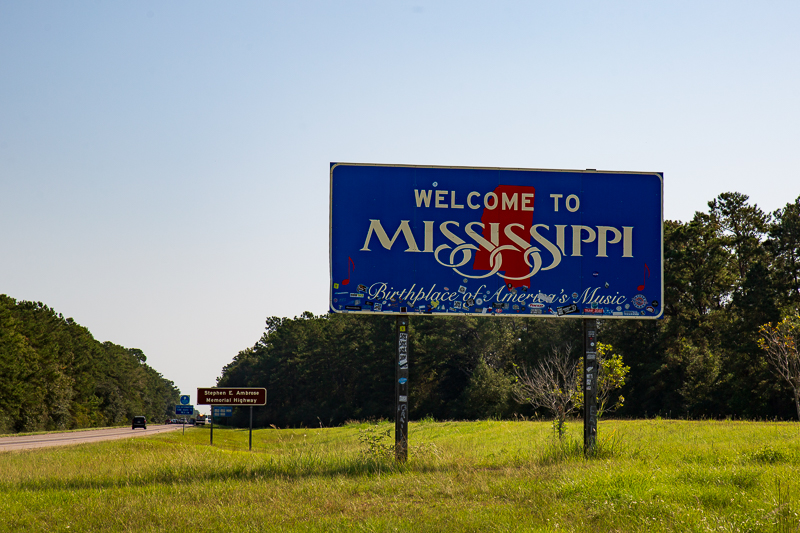 mississippi sign travel is sweet