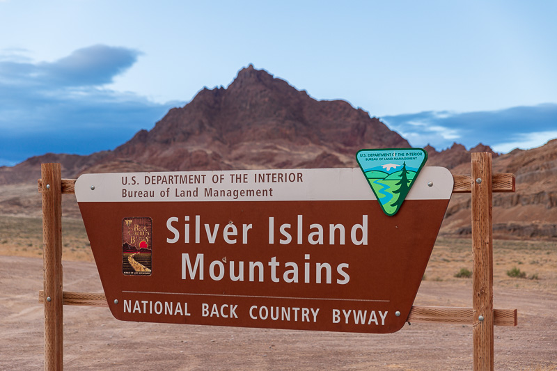 boondocking bonneville salt flats sign