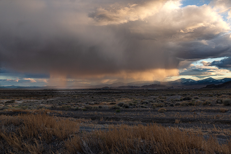 boondocking bonneville salt flats storm