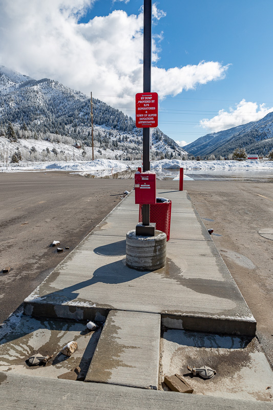 boondocking kj's alpine dump station