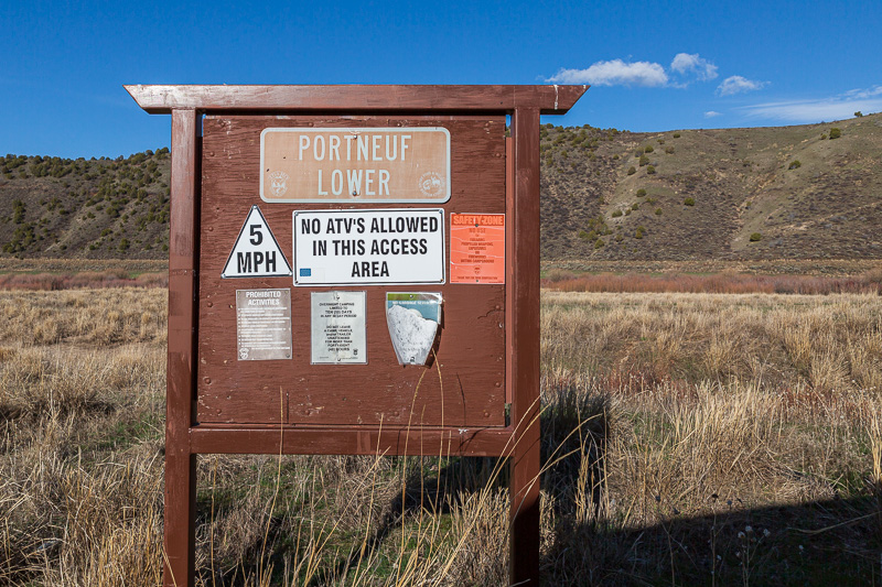 boondocking lava hot springs sign