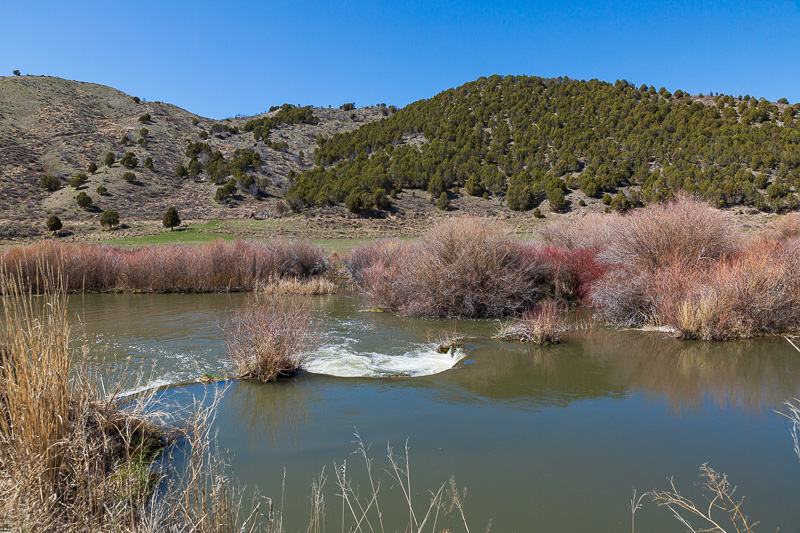 boondocking lava hot springs view