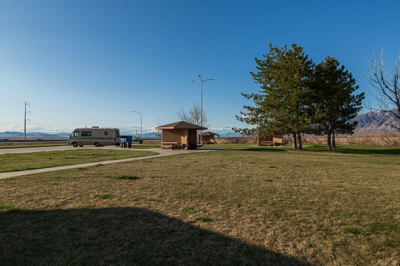 boondocking perry rest stop grassy area