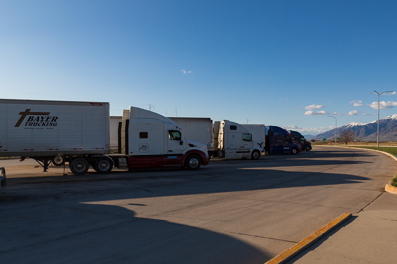 boondocking perry rest stop truck spot