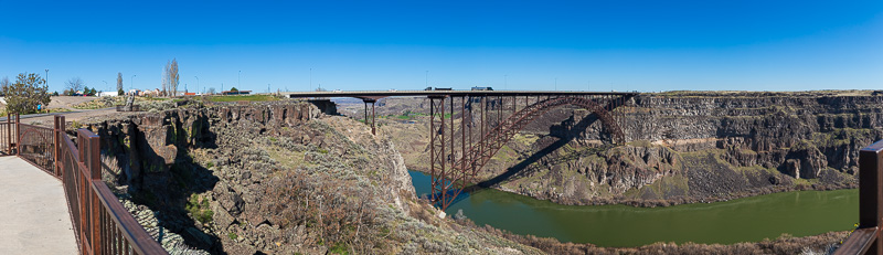 twin falls idaho perrine bridge panorama 2