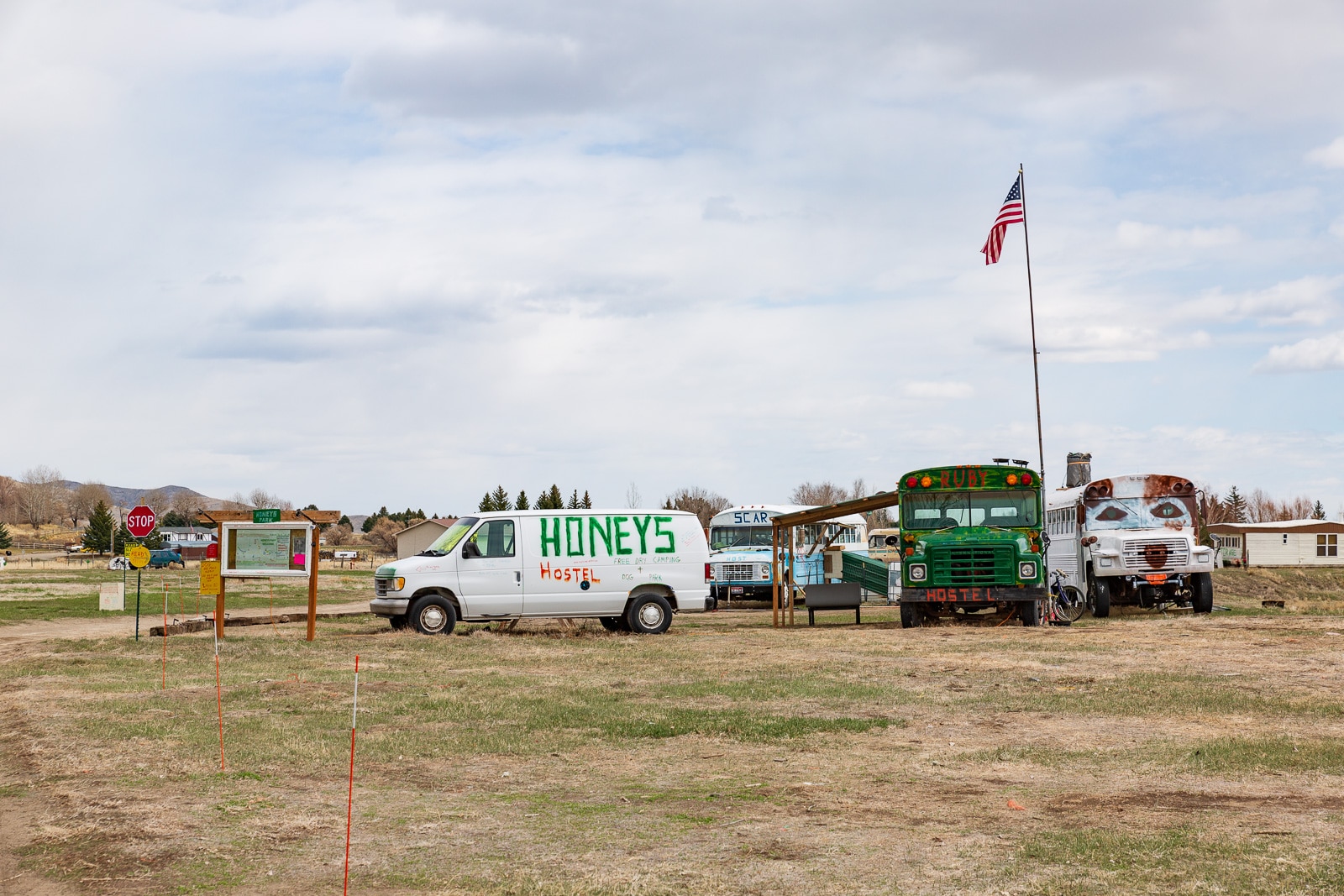 boondocking honey's arco idaho stop sign